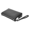 A1 FASHION GOODS Mens Top Grain Leather Wristlet Clutch Bag,