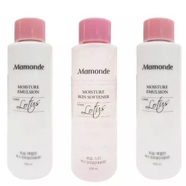 Mamonde 마몽드 대용량 모이스처 스킨+에멀젼+에멀젼 세트 [마몽드 대용량 모이스처 에멀젼+에멀젼+에] Mamonde Large Capacity Moisture Skin + Emulsion + Emulsion Set [Mamonde Large Capacity Moisture Emulsion + Emulsion +]