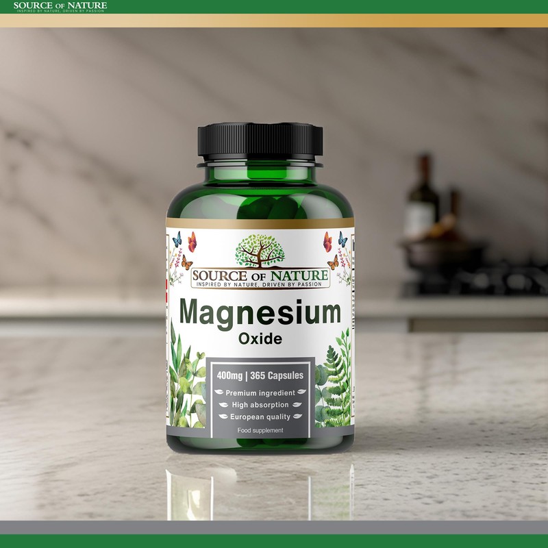 Source of Nature® | 665mg Magnesium Oxide | 400mg Elemental