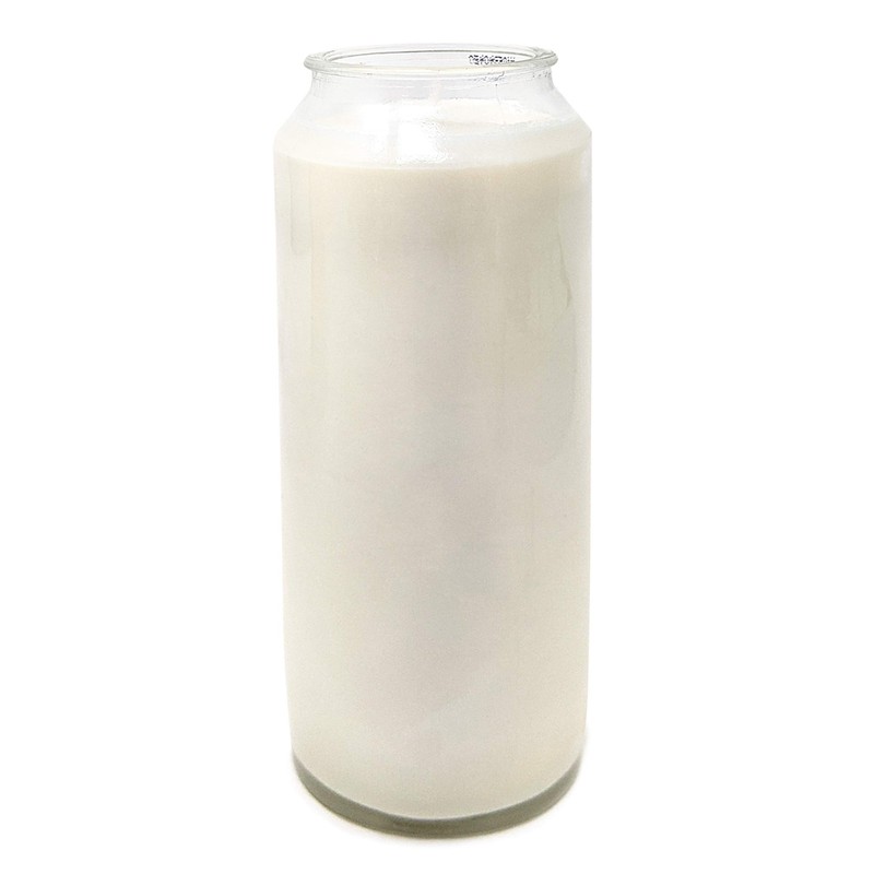 Hyoola 9 Day White Prayer Candle in Glass Jar- 3
