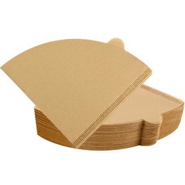 Coffee Filters, Cone Coffee Filters Size 02, 1-4 Cups, 200 Count, 2 Cone Filter for Pour Over and Drip Coffee Maker, Natural Brown Unbleached