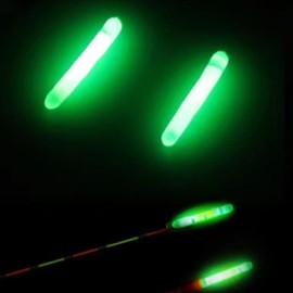 Zenarao Fishing Rod Tip Glow Sticks, 20pcs, White, Oval, Night Fishing