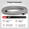 EVIL ENERGY 8AN Fuel Line, Stainless Steel CPE Fuel Line