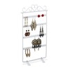 Relaxdays Earring Holder, Jewellery Stand for Stud Earrings & Long