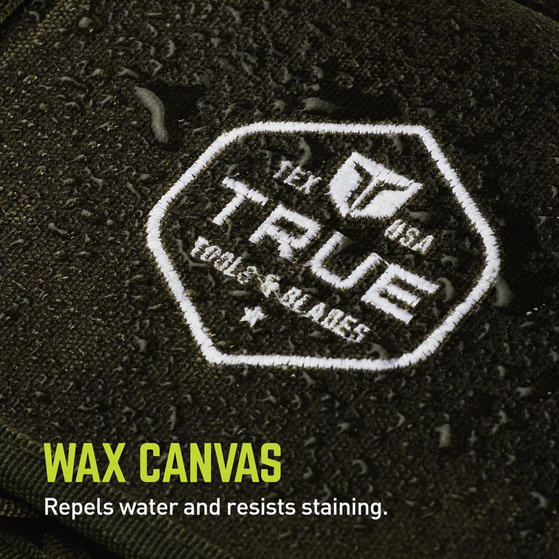 TRUE PrimalForge Canvas Knife Roll | Heavy-Duty Waxed Canvas, Tear-Resistant,