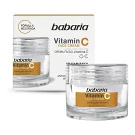 Babaria Crema Facial con Vitamina C, Tratamiento Antioxidante para Piel Grasa