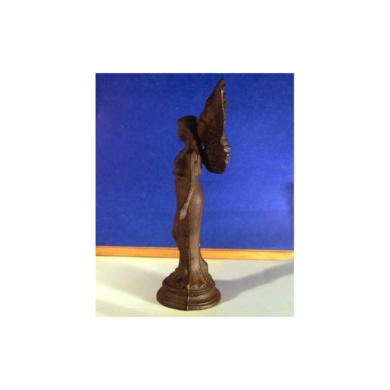 Upper Deck Majestic Angel Statue Cast Iron Rust Finish