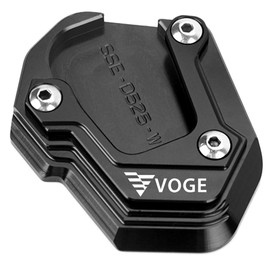 Suitable for VOGE DS900X DS625X DS525X 900 625 525 dsx DSX 900 625 525 2024 2025 Accessories Aluminium Motorcycle Stand Foot Side Stand Enlarged Pad Support Pad (Black)