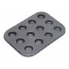 Misore Charola Mini Cupcake Muffin Antiadherente Panquecitos 12 Esp