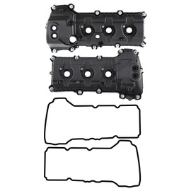 maXpeedingrods Left& Right Engine Valve Cover for Lincoln MKX MKZ MKT MKZ, for Ford Edge Explorer Flex Taurus Transit-150 2011-2019 Non-Turbocharged Replace BR3Z-6582-H
