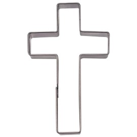Staedter Cross Cookie Cutter, 7 cm, Stainless Steel Silver