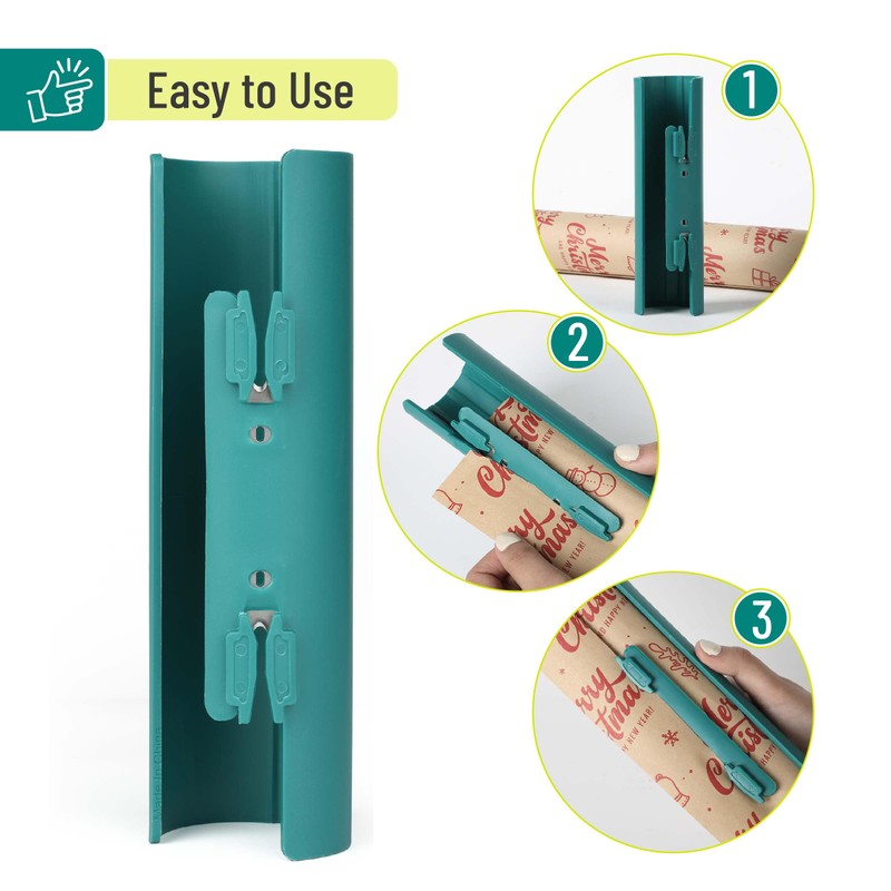 Mr. Pen- Wrapping Paper Cutter, 2 pcs, Deep Teal, Gift