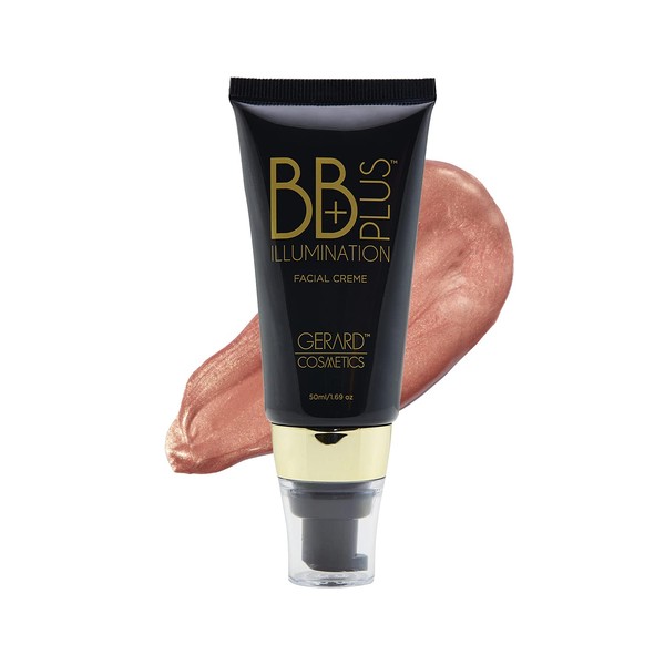Gerard Cosmetics BB Plus Illumination Cream | Skin Perfecting Liquid Highlighter BB Cream for a Natural Radiant Glow | Multi Use Illuminizer Makeup, Brigitte