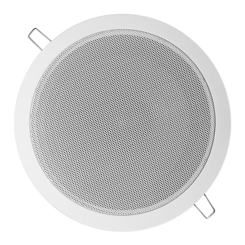 Rockville CCL6T 6" 70V Commercial Ceiling Speakers (4-Pack), White, High-Performance