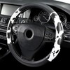 Cow Print Steering Wheel Cover, Universal 15 Inch Cute Steering