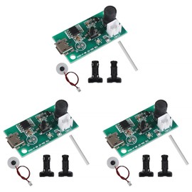 Coliao 3pcs USB Humidifier Module 5V USB Spray Module Atomization Plate Circuit Board Atomization Module Atomizer for DIY Incubation Experimental Equipment
