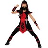 Morph - Ninja Costume for Girls -Girls Ninja Costume -Red