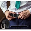 BSTcentelha Mens Gift Set,Mens Artificial Leather Watch Belt Keychain Sunglasses