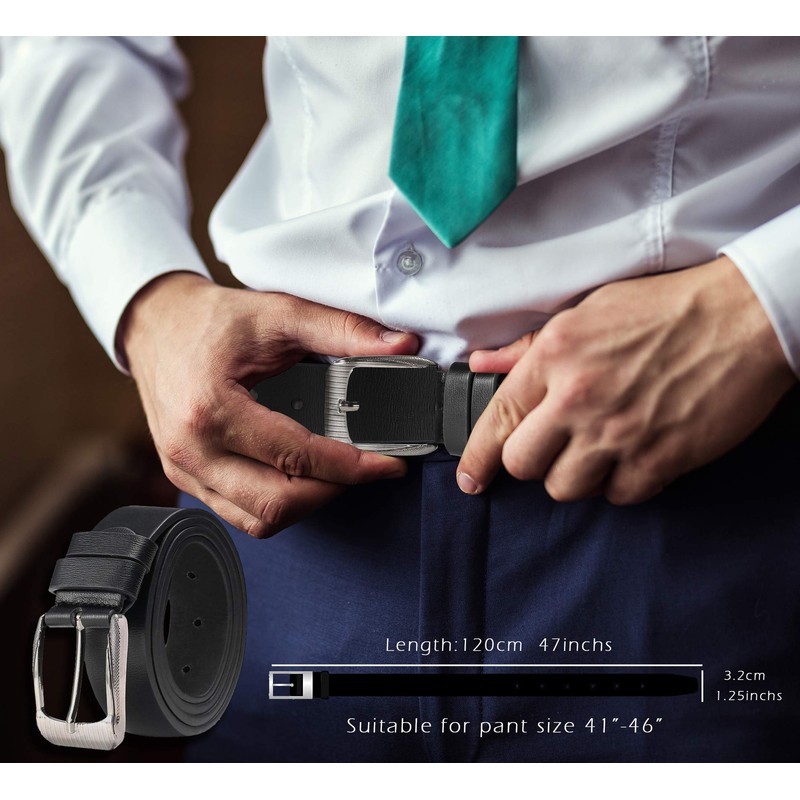 BSTcentelha Mens Gift Set,Mens Artificial Leather Watch Belt Keychain Sunglasses