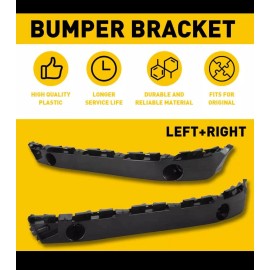 Unbranded Pair Left & Right Front Bumper Retainer Set For 2011-2020 Toyota Sienna