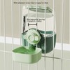 Pet Hanging Automatic Feeders Drinking Bowls 33oz, Siphon Water Feeder
