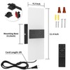 GOODATE Plug in Wall Sconces with Stepless Adjustable 3000K-6500K Colors