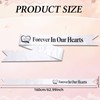 Funeral Sash Memorial Wreath Sash Funeral Ribbon for Wreaths Caskets