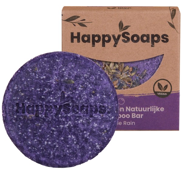HappySoaps - Purple Rain Lavender 70 g Solid Shampoo Bar