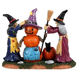 Lemax Village Collection - Spooky Town Pumpkin Witch Village Accessory #32193
