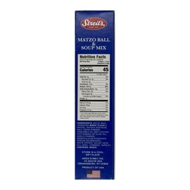 Streit's Matzo Ball & Soup Mix - Kosher Certified, Suitable for Passover, No MSG Added, Just Add Eggs & Oil, Vegan-Friendly, Family Owned (4.5oz, Pack of 3)