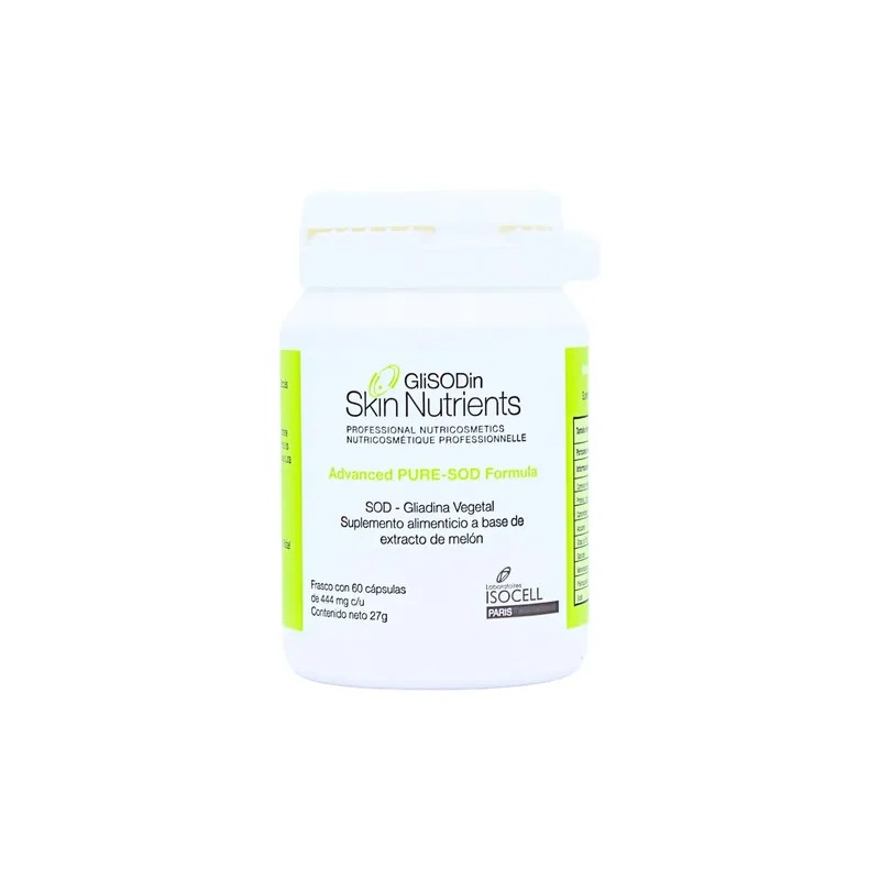 Glisodin Skin Nutrients Advanced Pure-SOD Suplemento Hipoalergénico 60 Cápsulas Hidratación