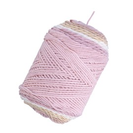 Ciieeo Thick Cotton Yarn Knitting Wool Yarn 5 Ply Rainbow Cotton Comfortable Warm No Pilling Great for Crocheting Hats Sweaters