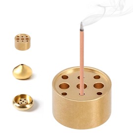 Mini Incense Burner, Brass Incense Burner, Portability, Durable, Multifunctional, Perfect for Coffee Shops, Tea Ceremonies, Studies, Coffee Houses, Healing Incense Burners, Interior Incense Burners