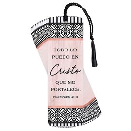Dicksons Inspirational Spanish Bible Verse Tassel Bookmark for Books and Novels 2 x 6 Cardstock I Can Do All Things - Pack of 12