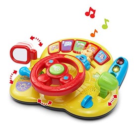 VTech Gira y Aprende Conductor (embalaje sin frustraciones), color amarillo