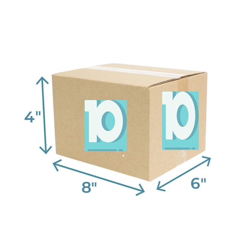 Perfect Stix Shipping Boxes Mailers 8x6x4 inches Cardboard Small Packing