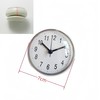 JiangMuXin Bathroom Clock, Bath Clock with Suction Clock, Wall Clock,