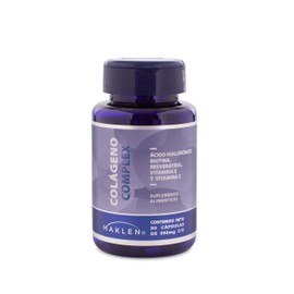 Maklen Colageno Complex Mujer - Colágeno Hidrolizado + Acido Hialurónico, Biotina, Resveratrol, Vitamina E y C - Piel, Cabello y Uñas - 90 Cápsulas de 590 mg