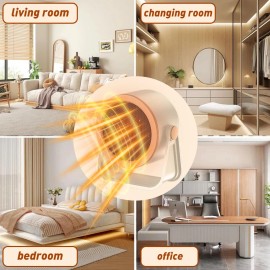 Portable Space Heater for Indoor Use 700W Electric Heater 2 Mode Ceramic Heating