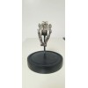 H&H Designs Saber Tooth Skull with Glass Globe Decor Home