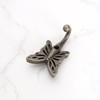 VGOL 4 Pcs Butterfly Shaped Wall Hooks Antique Decorative Wall