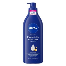 NIVEA Essentially Enriched Body Lotion, 16.9 Fl Oz (Pack of 3) - Packaging May Vary