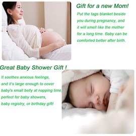 Pink Baby Taggies Blanket for Girl - Cute Taggy Blanket Soft Plush Security Comforter Taggies Blanket Shower Gift for Baby Girl