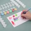 1770 Pieces 0.1oz Empty Paint Pot, 295 Strips Acrylic Mini