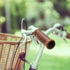 SOLODRIVE Bicycle Grips Leather, Vinyl Bicycle Handlebar Grips Leather, Hand-Stitched