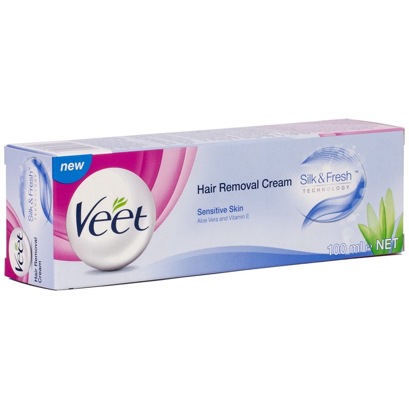 Veet Haarentfernungs-Creme Sensitive, 100 ml