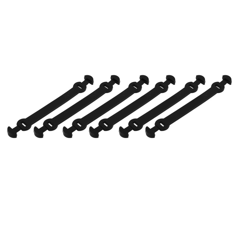 6 Pcs Tennis Racket Vibration Dampeners Long Buckle Tennis Racquet