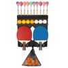 Ping Pong Paddle Holder Wall Mount Hold 8 Paddles, Ping