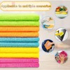 12Pcs Microfibre Cleaning Cloths, Random Colours, Lint-Free, Streak-Free, Super Absorbent