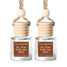 C Classy Car Air Freshener Hanging 2 Pack, My Way & The One Hotel Essential Oil Diffuser for C ar, Long-Lasting Fragrance, Car Air Fresheners for Women & Men Gift, Made in USA